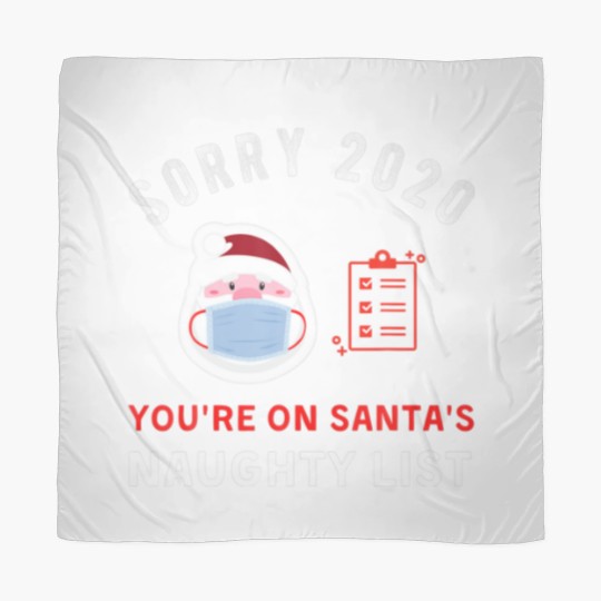 Discover FUNNY SANTA's NAUGHTY LIST CHRISTMAS 2020 FUN FAMI Scarves