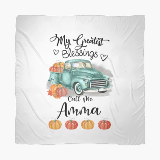 Discover Womens My Greatest Blessings Call Me Amma Bumpkin Scarves