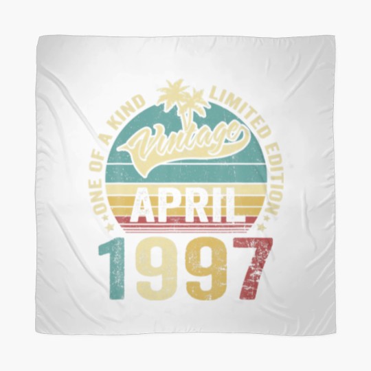 Discover Vintage 25 Years Old April 1997 Decorations 25Th B Scarves