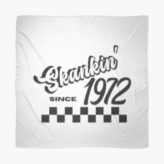 Discover Skankin Since 1972 50Th Birthday Ska Two Tone Scarves