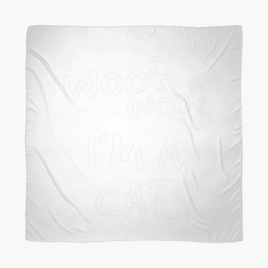 Discover Woof Woof I'm A Cat Funny Halloween Costume Idea Scarves