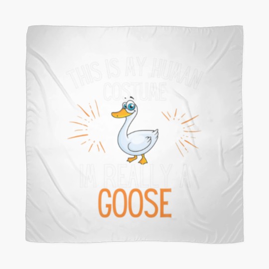 Discover This Is My Human Costume Im Really A Goose Funny H Scarves