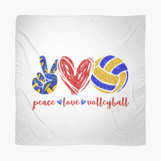 Discover Scarves - Peace Love Volleyball Style