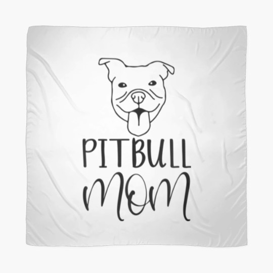 Discover Pitbull Mom Pittie Mom Just A Girl Who Loves Pitbu Scarves