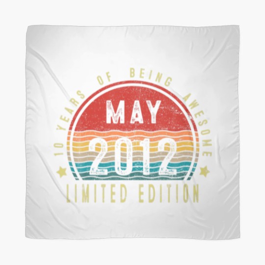 Discover May 2012 10 Year Old Gifts Limited Edition 10Th Bi Scarves