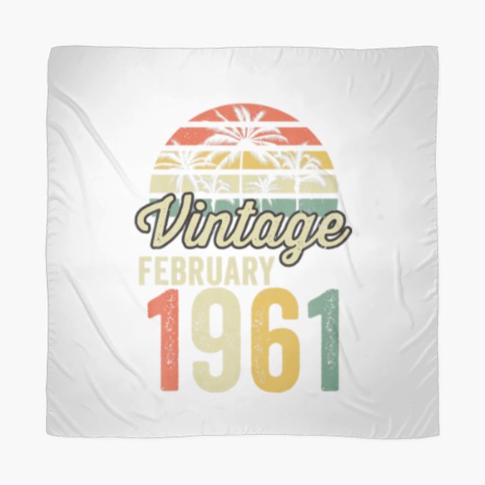Discover 60Th Birthday 60Th Gift Idea February 1961 Vintage Scarves