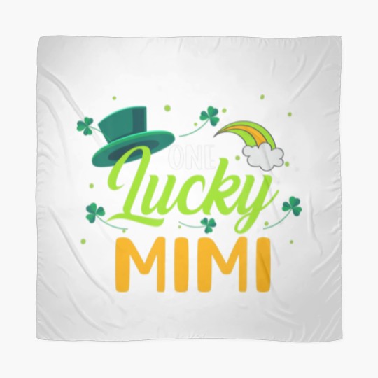 Discover Lucky Mimi Green Four Leaf Clover Patrick's Day Scarves