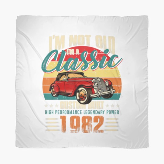 Discover 40Th Birthday Vintage Im Not Old Im Classic 1982 4 Scarves