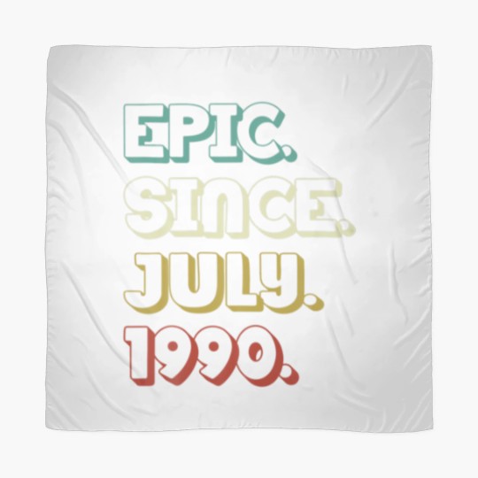 Discover 32 Years Old Epic Since July 1990 32Nd Birthday Gi Scarves