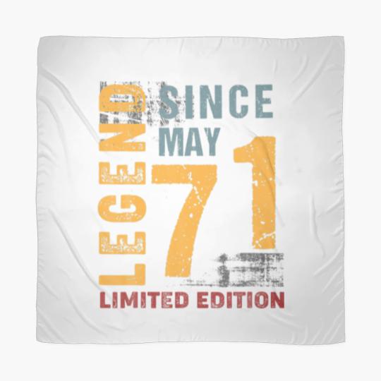 Discover Legend Since May 1971 Gift For 51 Years Old 51Th B Scarves
