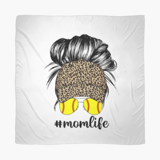 Discover Mom Life Leopard Baseball Cap Messy Bun Softball M Scarves