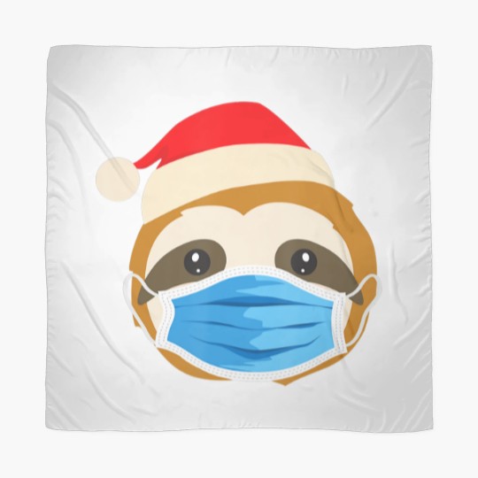 Discover Sloth Wearing Face Mask Pajamas Christmas Gifts Scarves
