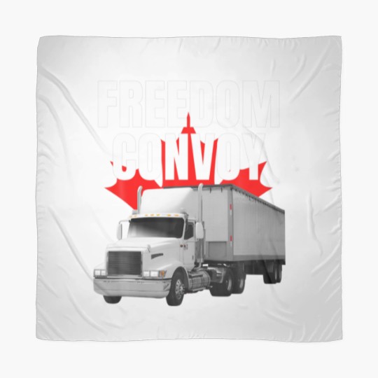 Discover Freedom Convoy 2022 Support Our Truckers Canada US Scarves