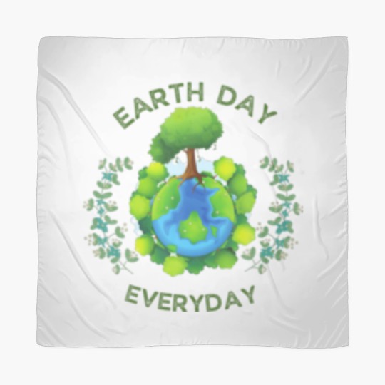 Discover Earth Day Everyday Plant Trees Planet Environmenta Scarves