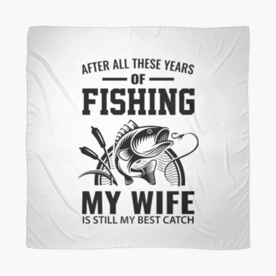 Discover Mens Funny Fishing Angler Gift Fish Fishing Rod Wi Scarves