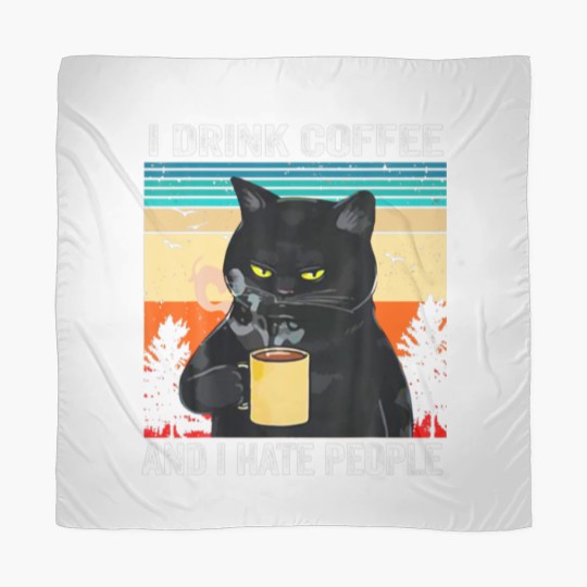 Discover I-Drink Coffee And I Hate People Scarves