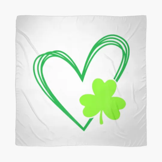 Discover Happy St Patrick's Day Irish Shamrock Heart Men Wo Scarves