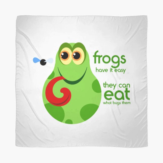 Discover Funny Frog Quote Scarves