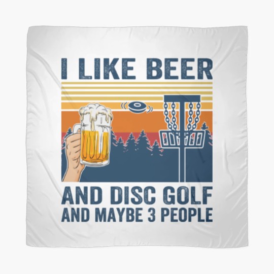 Discover i like beer and disc golf and maybe 3 people Scarves