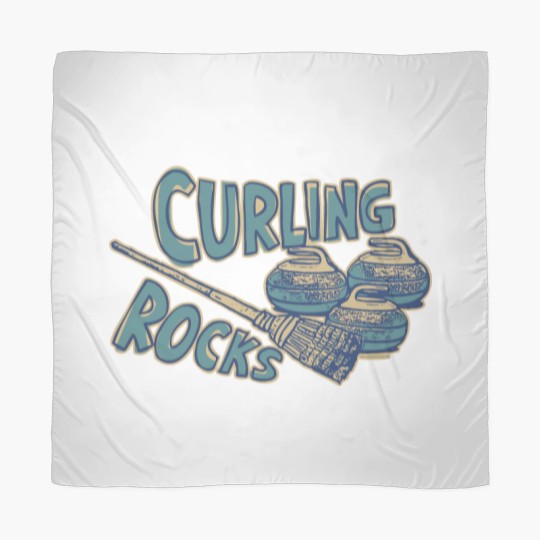 Discover Vintage Curling Rocks Scarves