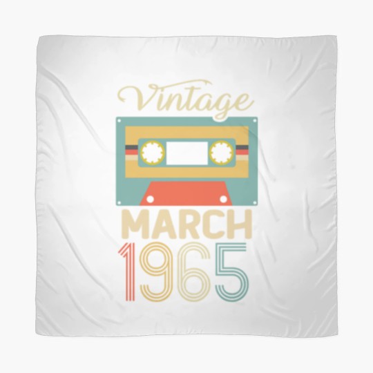 Discover Vintage March 1965 55th Birthday 55 Year Gift Scarves