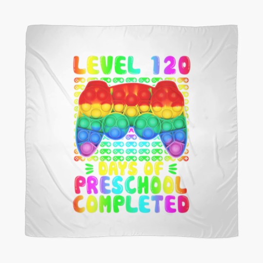 Discover Level 120 Days Of Preschool Completed Video Game P Scarves