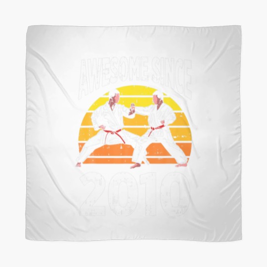 Discover Karate Awesome Since 2010 12Th Birthday 2 Years Ol Scarves