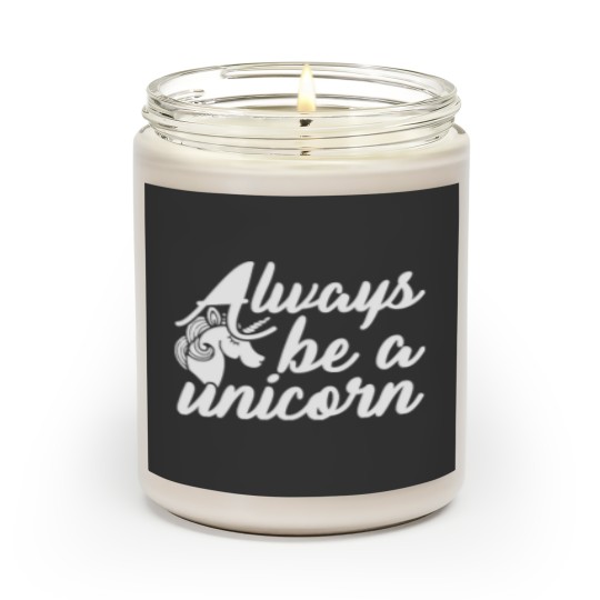 Discover Unicornalways be a unicorn (3) Scented Candles