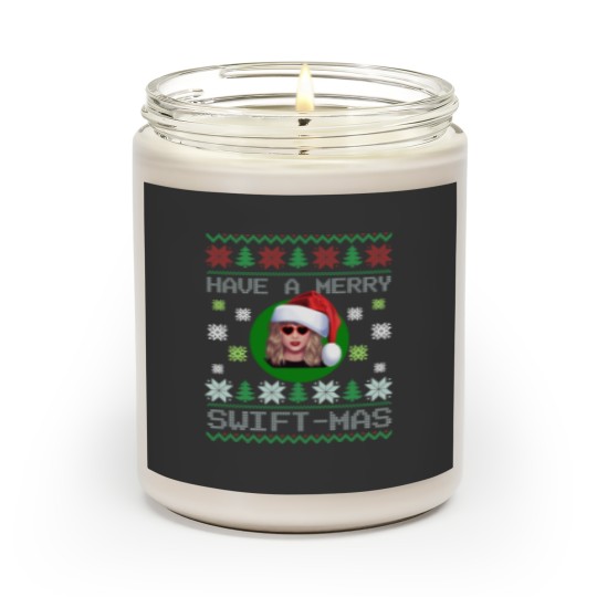 Discover Have A Merry Swiftmas, Ugly Merry Swiftmas Sweater, Funny Christmas Scented Candles
