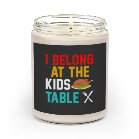 Discover I Belong at the kids table Scented Candles