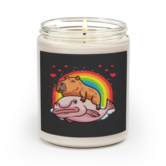 Discover Capybar a Giant Cavy Rodent With Hearts Capybar a Scented Candles
