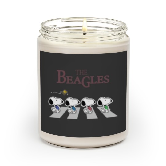 Discover The Beagles Abbey Road Inspired Scented Candles, Snoopy Scented Candles
