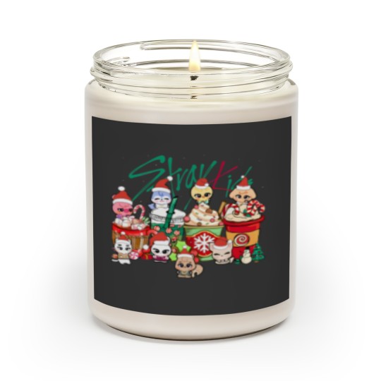 Discover Christmas SKZOO Coffee Scented Candles, Stray Kids Christmas Scented Candles
