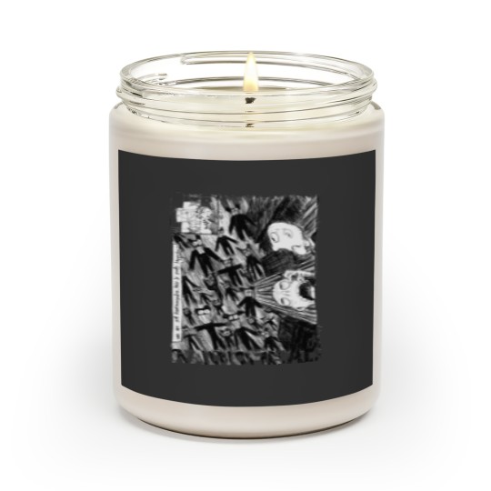 Discover Radiohead Scribble Grey Scented Candles, A Rock Off  Scented Candles