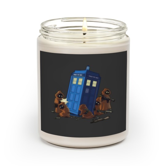 Discover JAWA Steals DOCTOR WHO Mens Scented Candles, Tardis Police