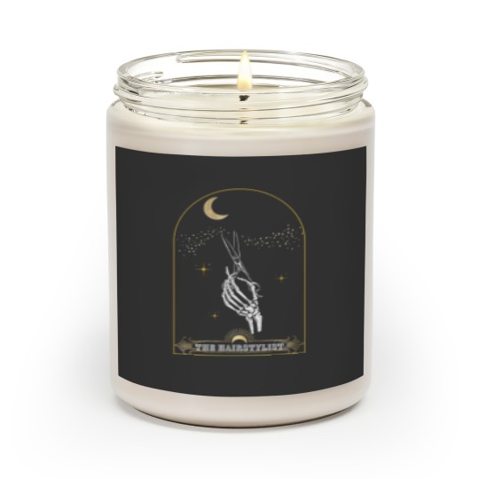 Discover Hairstylist Tarot Card Scented Candles , Cool Hairdresser Scented Candles