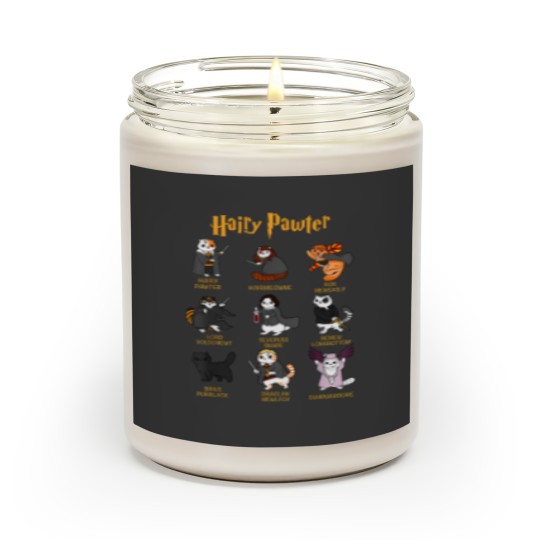 Discover Vintage Funny Hairy Pawter Scented Candles - Scented Candles For Cat Lovers