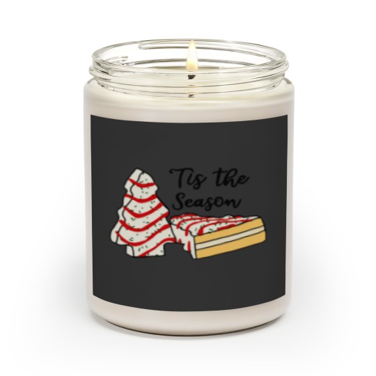 Discover Embroidered Christmas Tree Cake Scented Candles