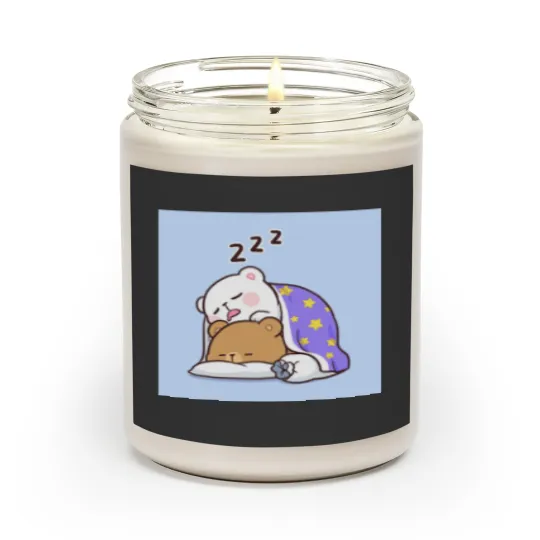 Discover cute cartoon bears design Scented Candles