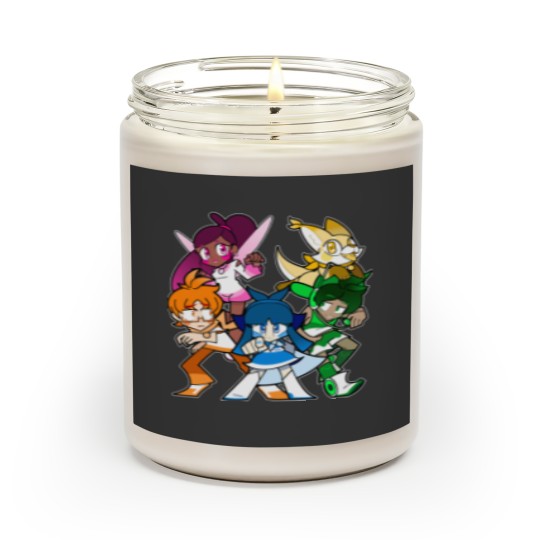 Discover GELL HEROES Group Pose Sticker Scented Candles