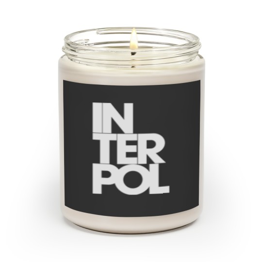 Discover Interpol Band Logo Scented Candles