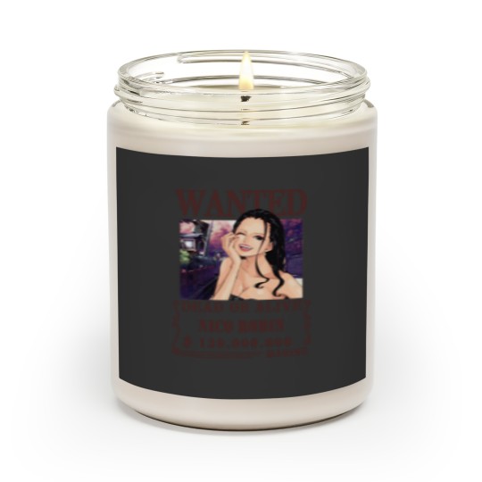 Discover Nico Robin Wanted One Piece Anime Scented Candles