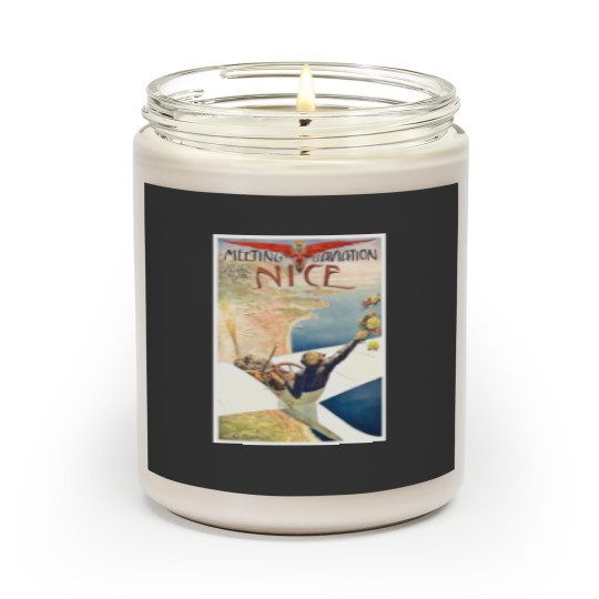 Discover 1910 Meeting dAviation Nice France Advertising Scented Candles