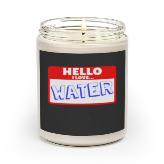 Discover Water Sticker Scented Candles