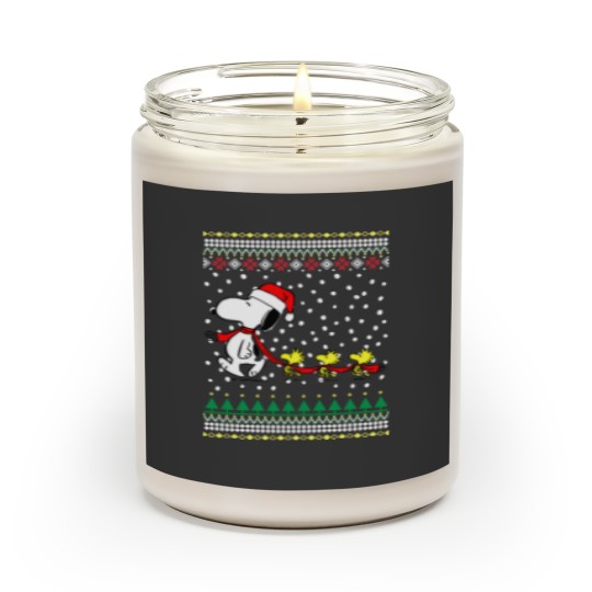 Discover Snoopy And Woodstock Christmas Scented Candles, Snoopy Scented Candles