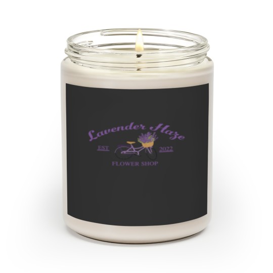 Discover Lavender Haze Embroidered Scented Candles, Embroidered Crewneck