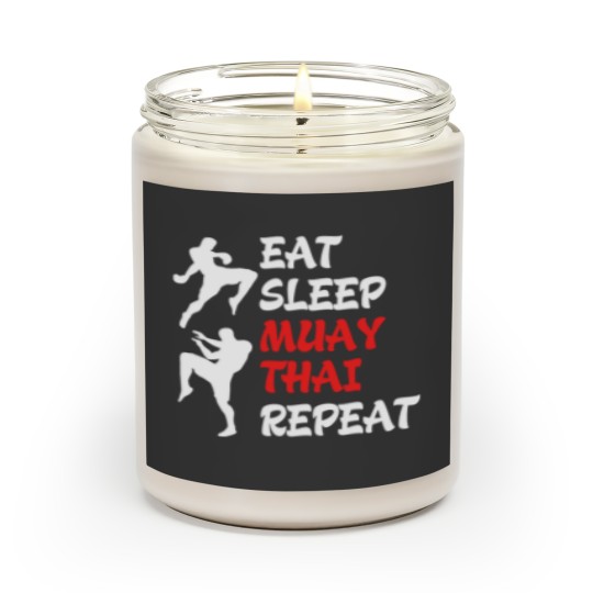 Discover Muay Thai Eat Sleep Repeat Thai Boxing Kickboxing Scented Candles