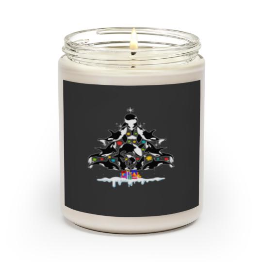 Discover Orca Whale Christmas Tree Merry Christmas Decoration Scented Candles
