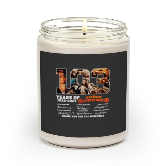 Discover 103 Years Of The Three Stooges Movie Scented Candles, Thank You Scented Candles