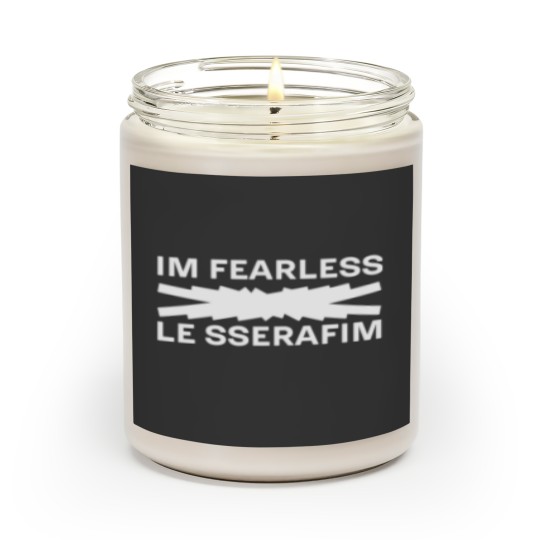 Discover LESSERAFIM LOGO - IM FEARLESS Long Scented Candles